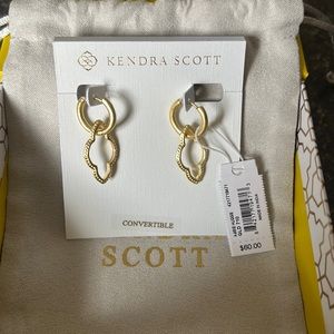 Kendra Scott Abbie Huggie Earrings Gold